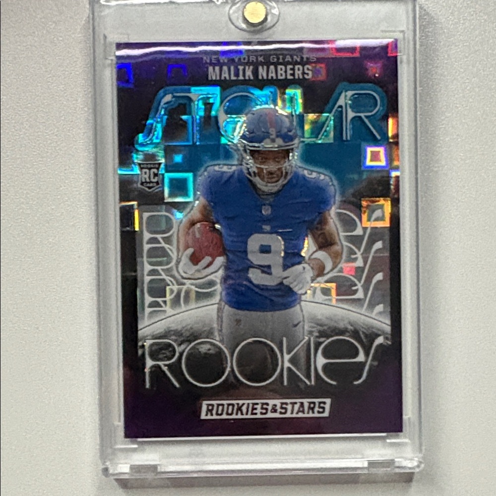 Malik Nabers rookie purple stellar rookie 41/135